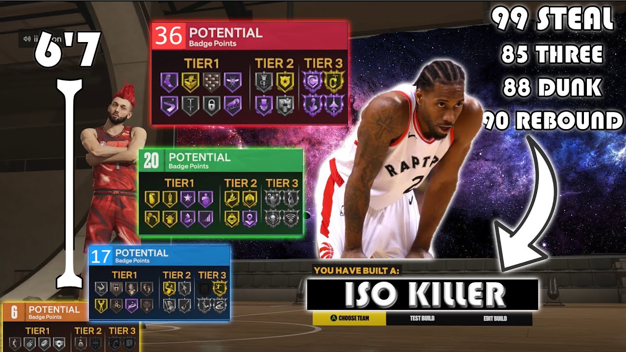*99 STEAL* 6'7 HYBRID 3&D LOCKDOWN MENACE NBA 2K23 Best Defender 2-Way Inside Out Scorer Badge SG SF