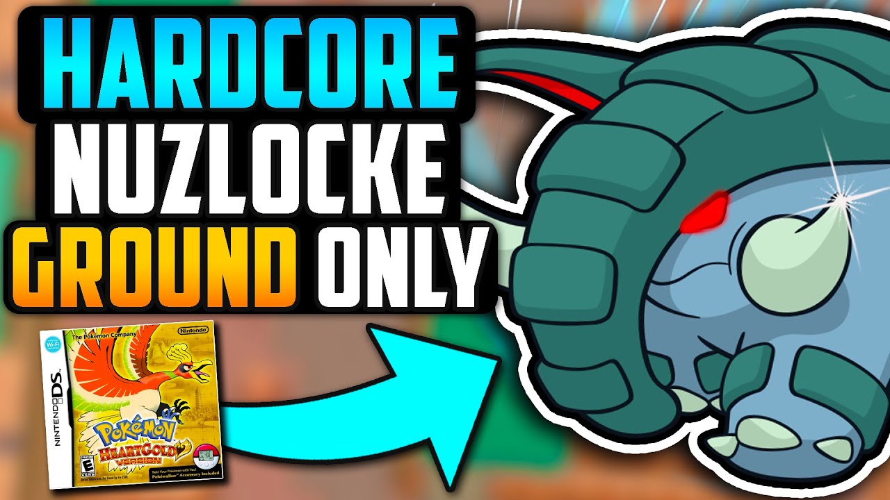 Pok&eacute;mon HeartGold Hardcore Nuzlocke - Ground Types Only! (No items, no overleveling)