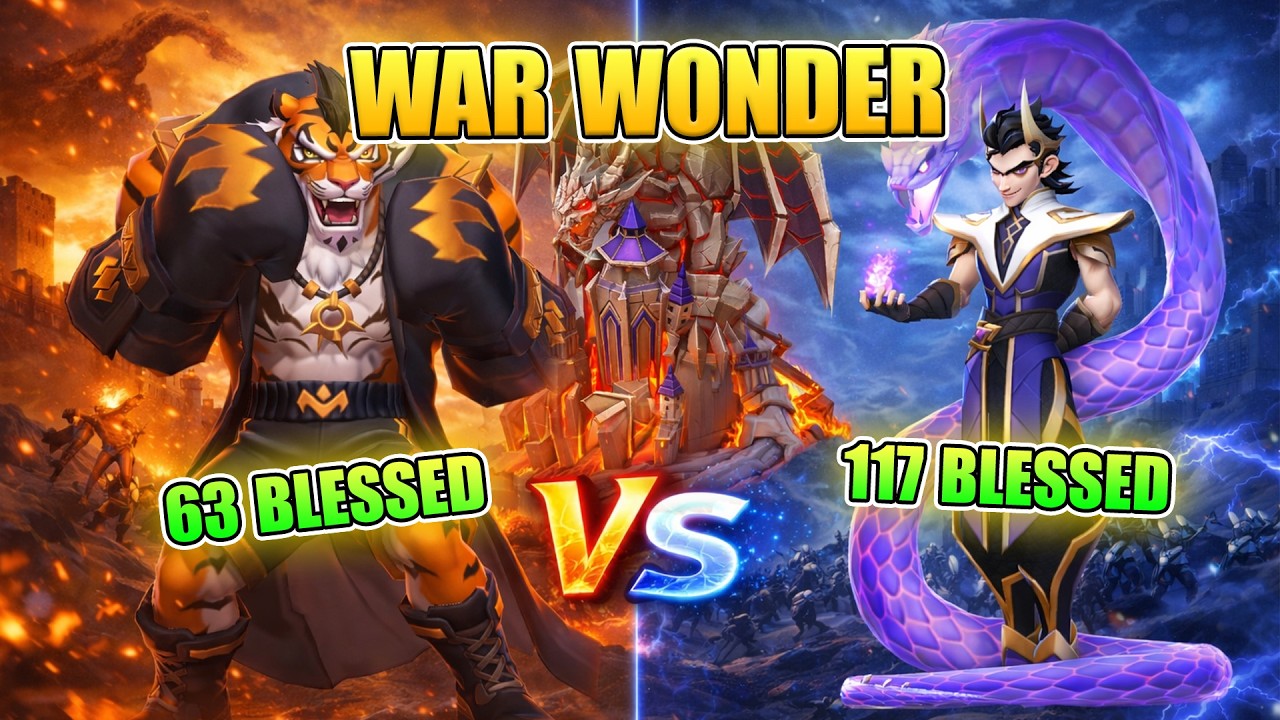 Lords Mobile: 63 Vs 117 Ban Phước - Đối Đầu Căng Thẳng ở Base 523 | Ai sẽ chiến Thắng?