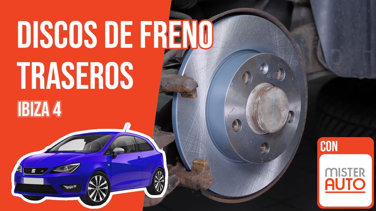 Cómo cambiar los discos y las pastillas de freno traseros Ibiza 4  🚗