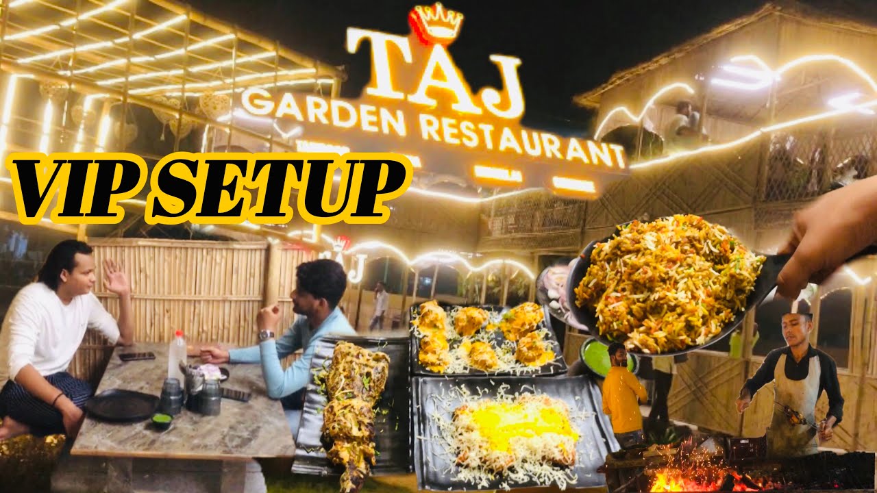 TAJ GARDEN RESTAURANT GORWA ✨ VVIP SETUP ✔️ ABHI TAK KA SABSE MEHNGA BILL 😰