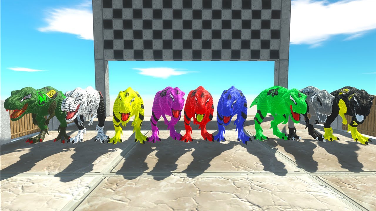 Marvel Comics Hunting Found Jurassic World Ev Race Championship T-rex Vs Sinoceratops