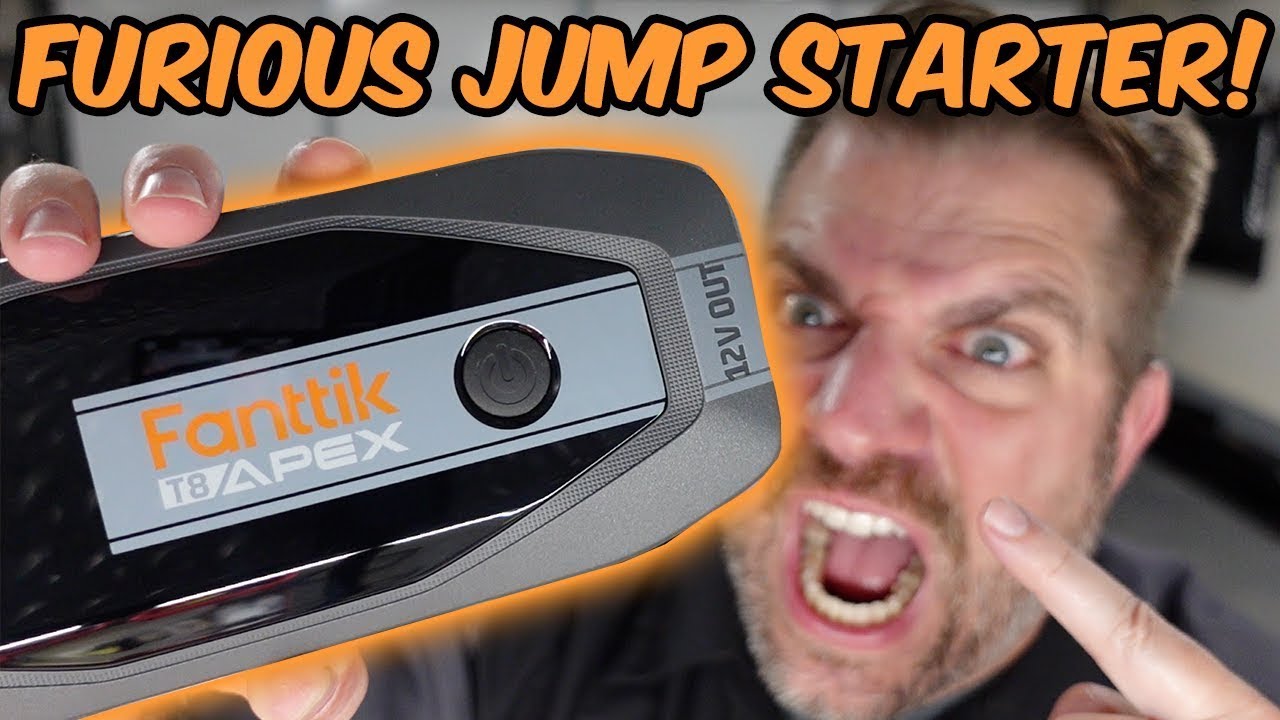 TRASH your Jumper Cables!  The FURIOUS Fanttik T8 Apex Jump Starter will DO BETTER!