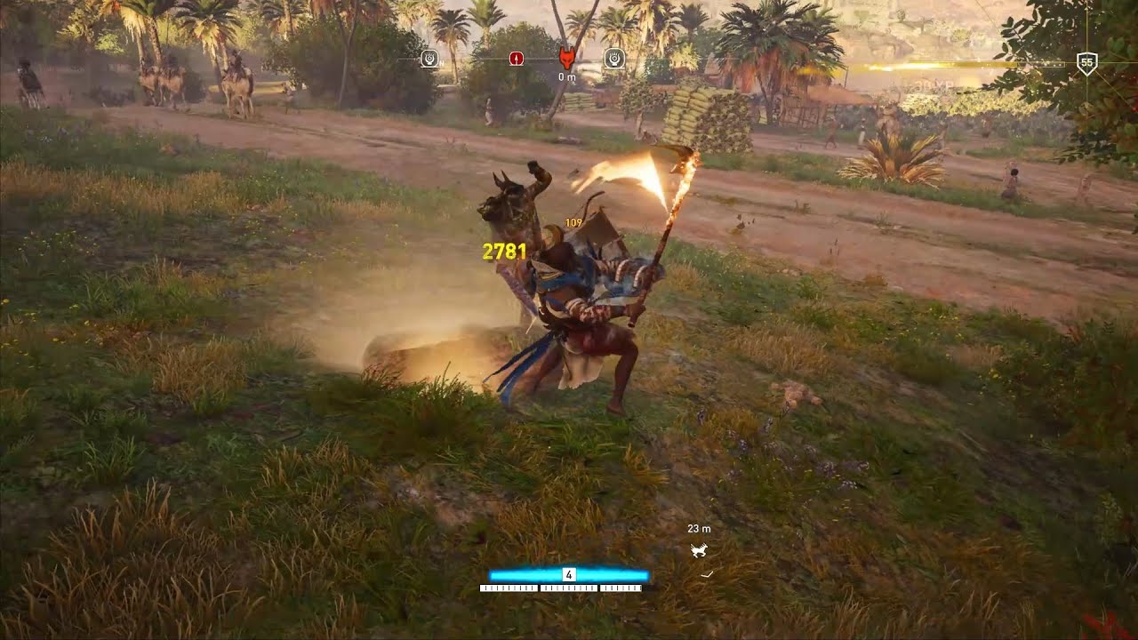 How to kill shadow of anubis: Relentless One with simple skills(Assassin's Creed Origins).