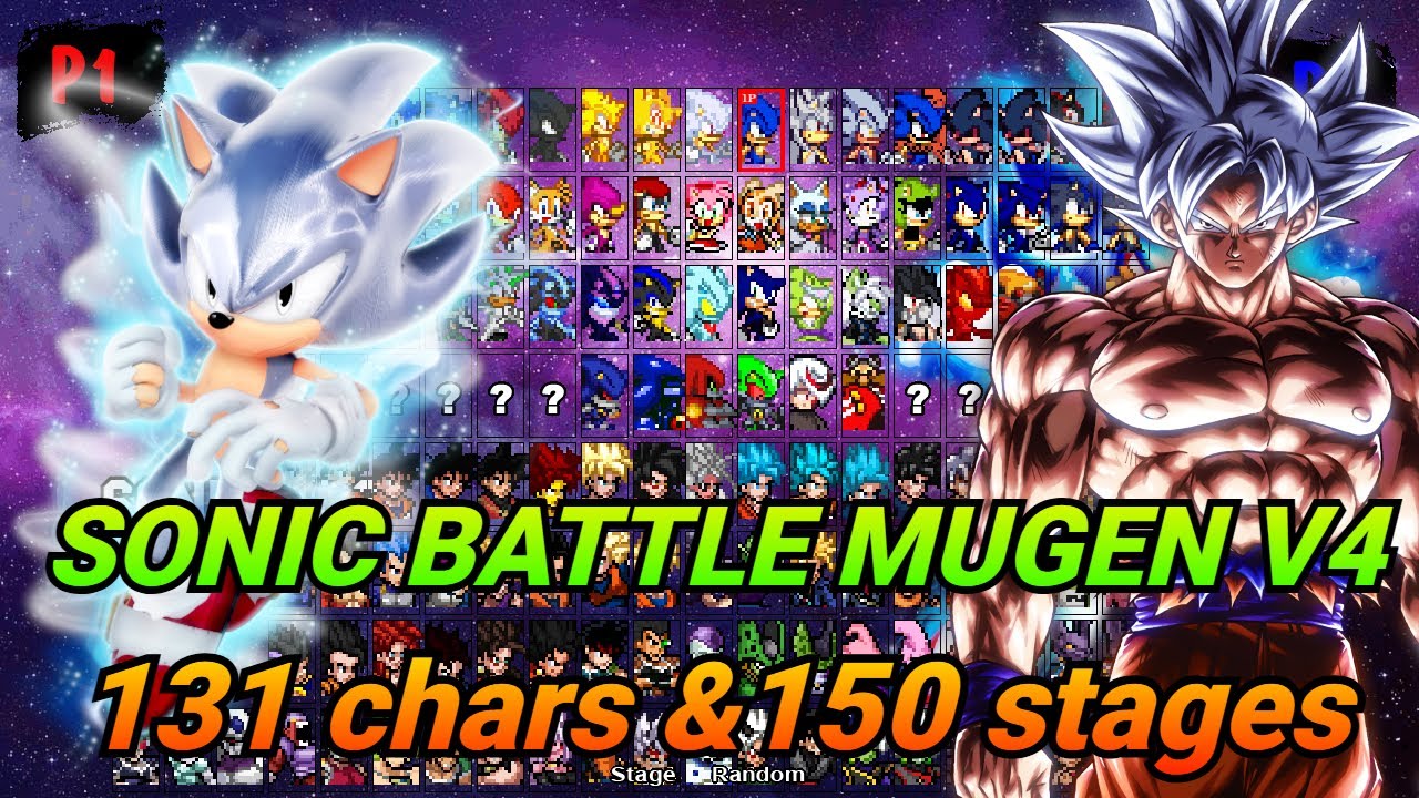 [RELEASE] Sonic Battle JUS MUGEN V4 - Sonic VS Dragon Ball (OpenGL only)
