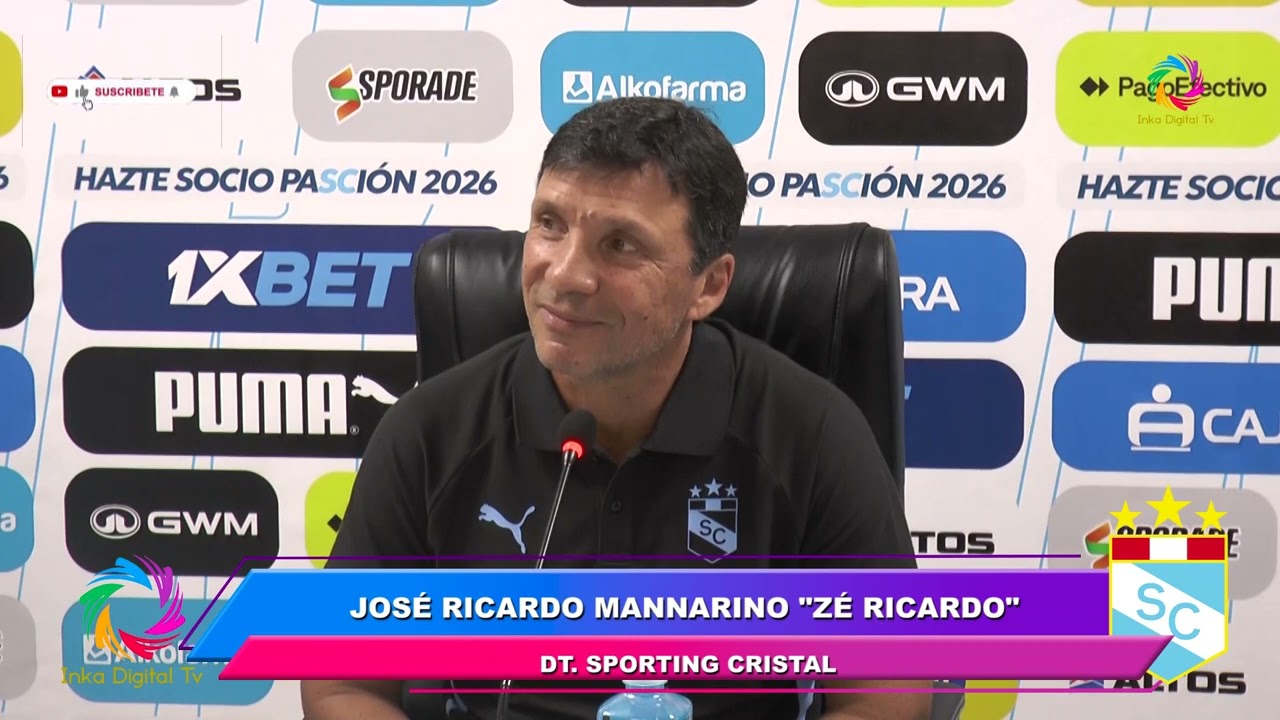 Presentaci&oacute;n del nuevo t&eacute;cnico de Sporting Cristal Z&eacute; Ricardo