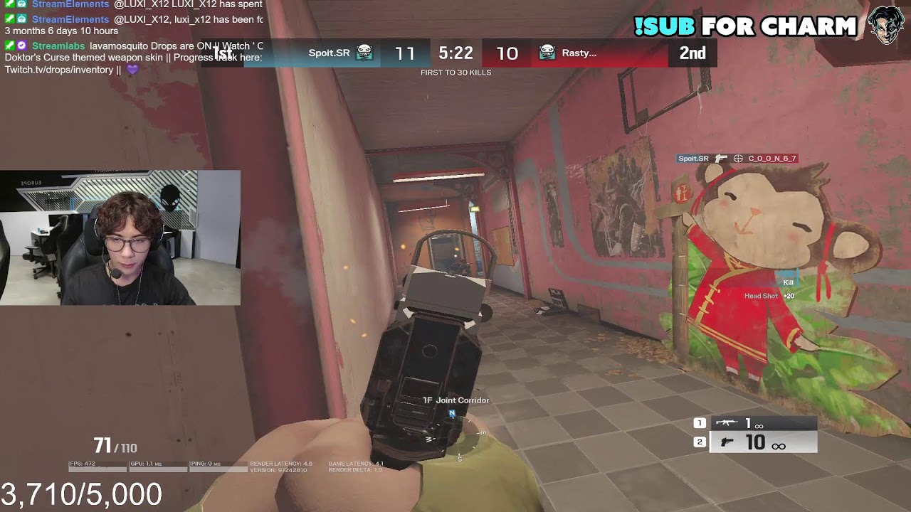 SPOIT PLAYING WITH PRO TEAMMATES