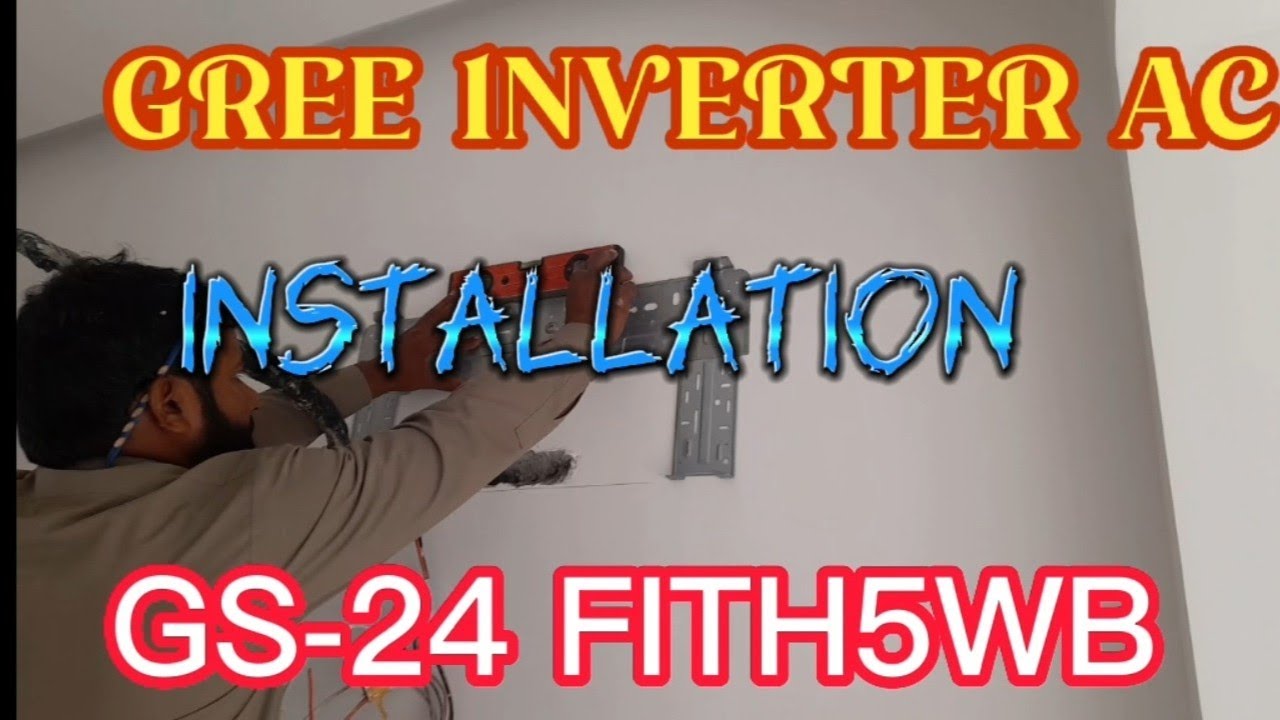 Gree ac fitting inverter R410/ how to install split Ac complete video hia technical