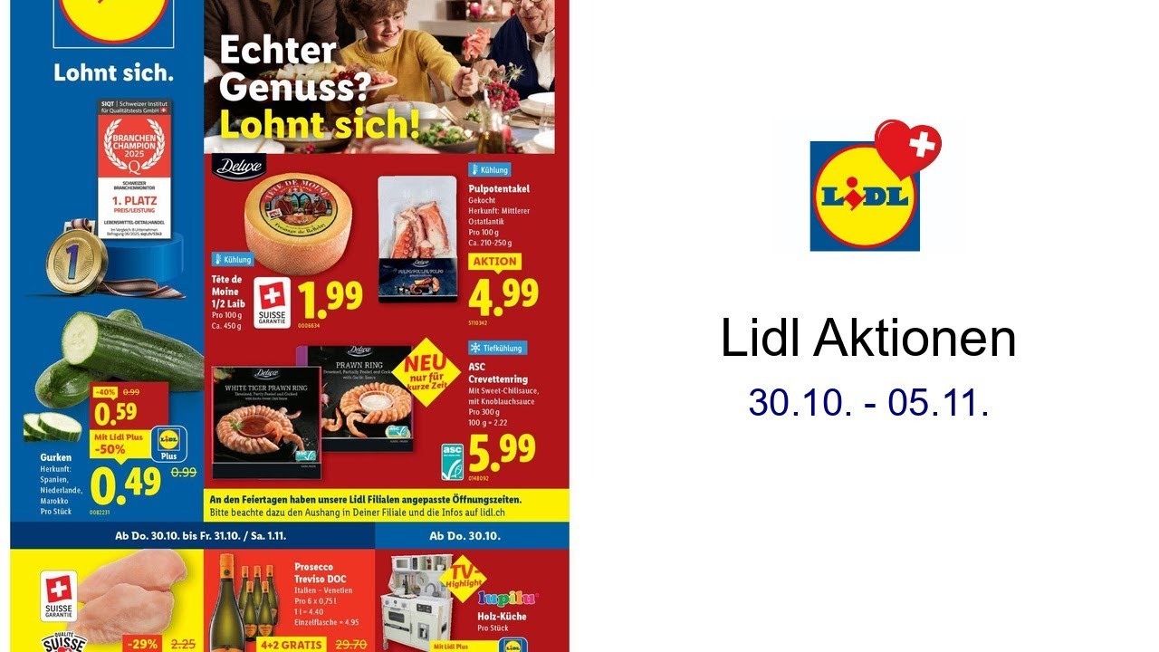 Lidl Aktionen 30.10. - 05.11.