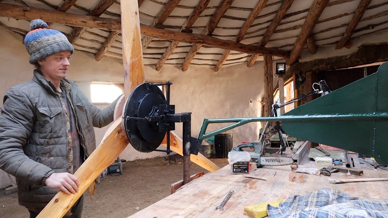 DIY Axial Flux Wind Turbine With Hand Carved Wooden Blades.