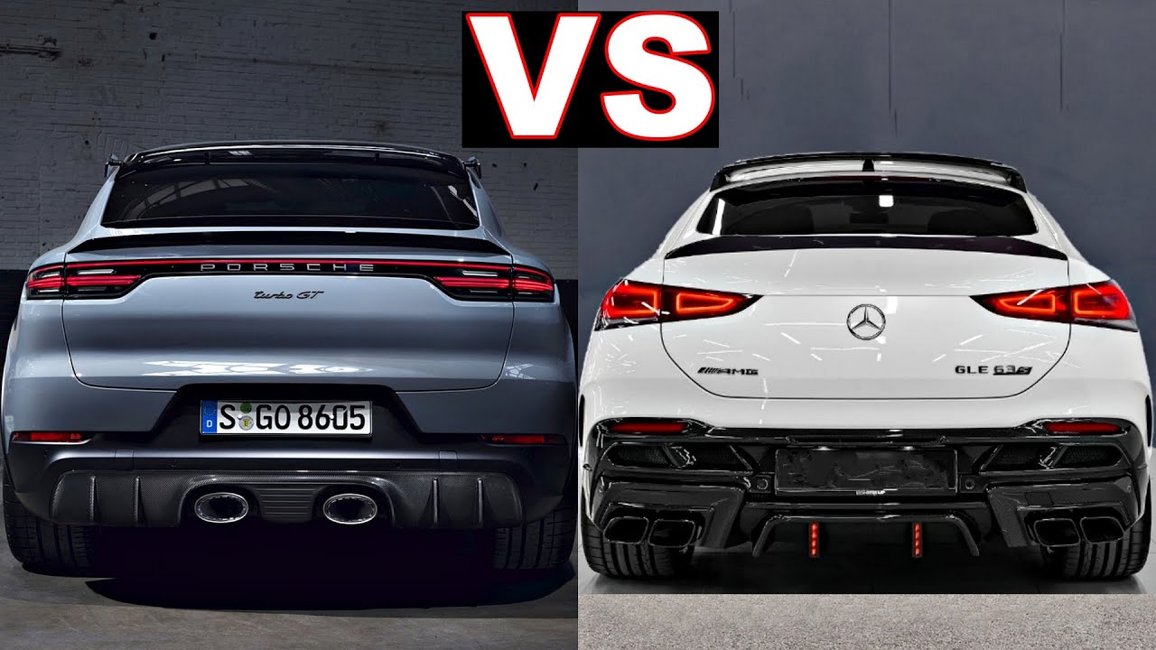 2022 Porsche Cayenne Turbo GT vs Mercedes AMG GLE 63 S Coupe (2022) porsche cayenne, amg gle 63 s!