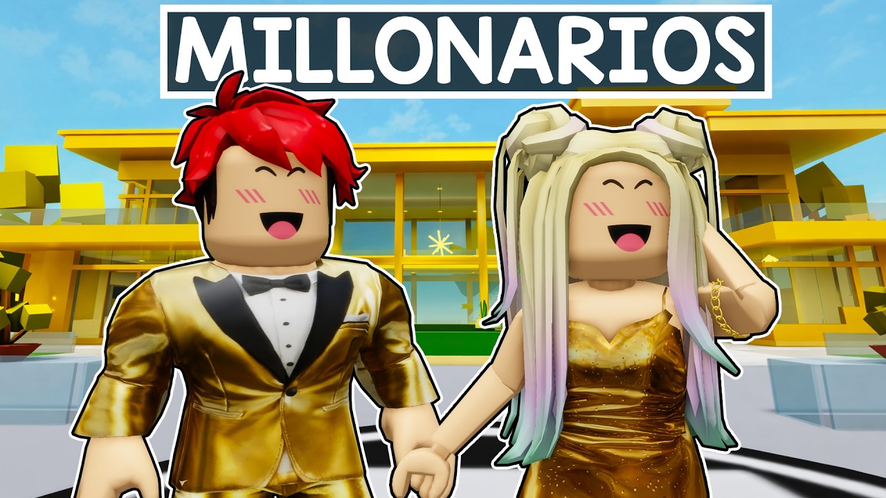 24 HORAS siendo MILLONARIOS en Brookhaven Roblox con LYNA