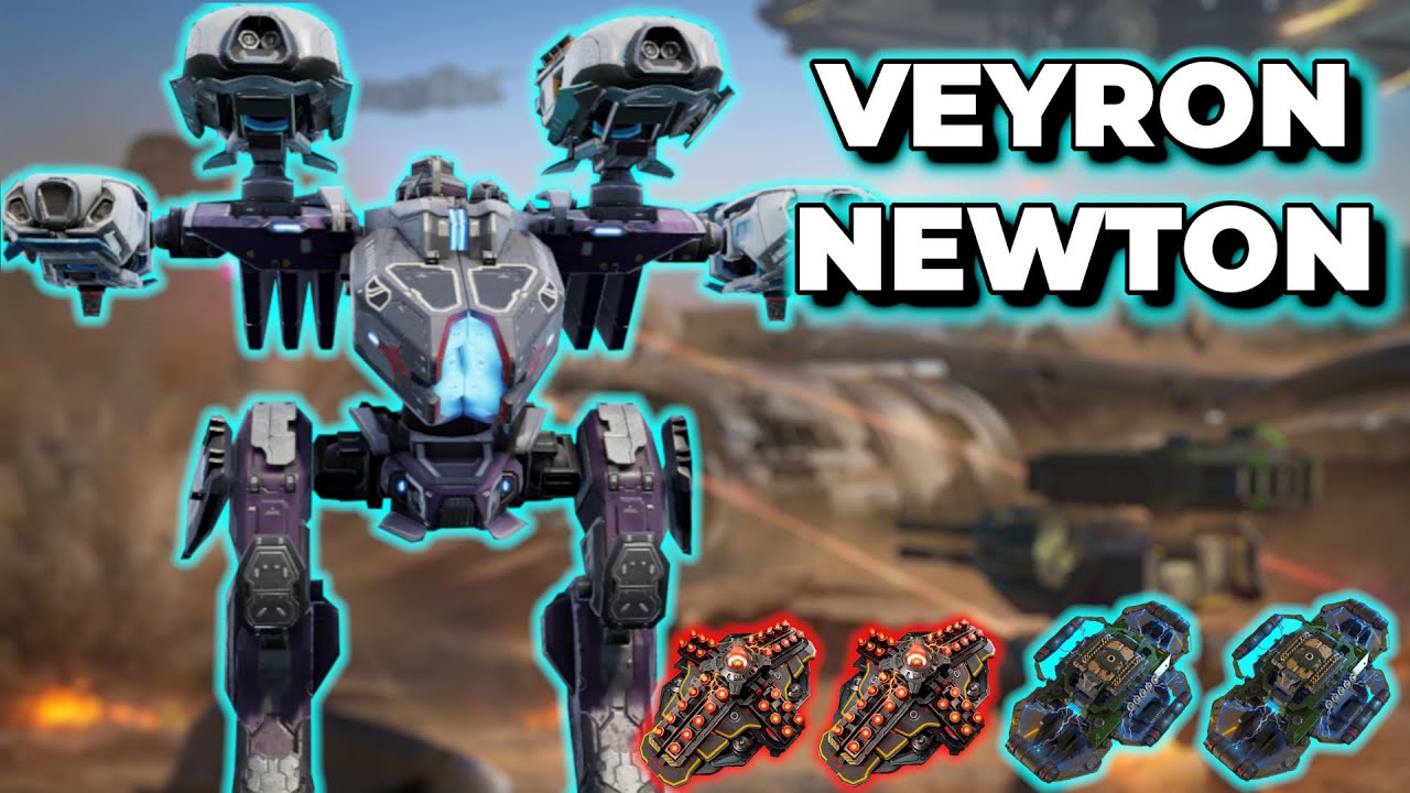 WR - You Don't Want THIS In Front Of You - Veyron Newton Slays Titans | War Robots
