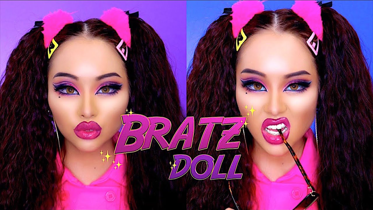 ブラッツドールメイク💫BRATZ DOLL MAKEUP💄