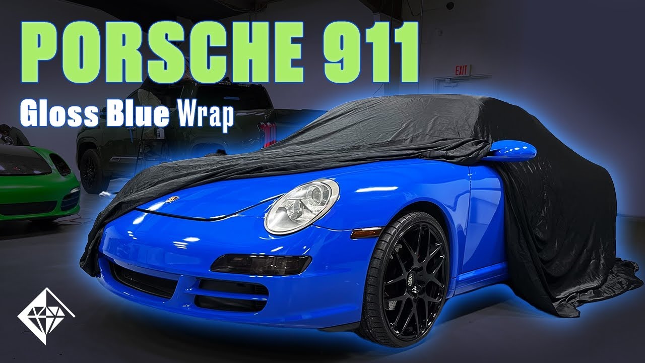 Porsche 911 Gloss Blue Avery Dennison Wrap 🇩🇪 💙