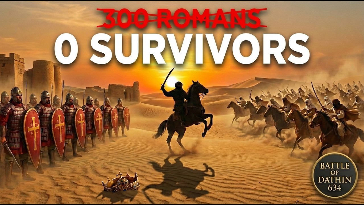How 3,000 Arabs CRUSHED Rome's Elite Guard (Battle of Dathin Shocked The Empire)