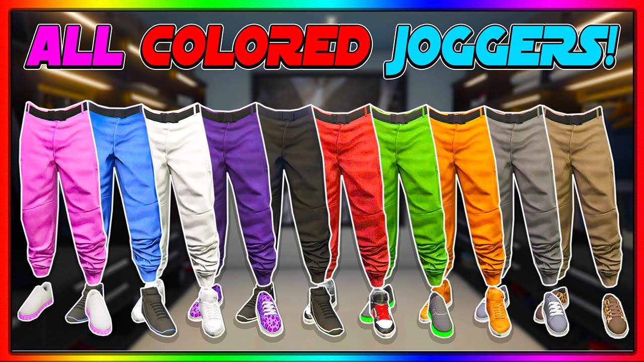 *SOLO* GTA 5 HOW TO GET ALL COLORED JOGGERS! *AFTER PATCH 1.71* | GTA Online