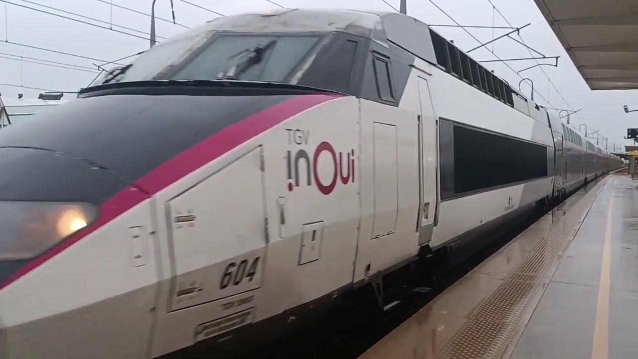 Compilation de TGV RDuplex sur la PLM et en gare d'Avignon TGV