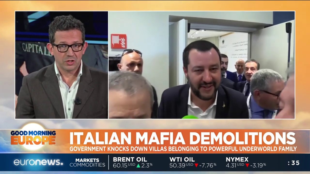 Italian government knocks down villas belonging to mafia | #GME