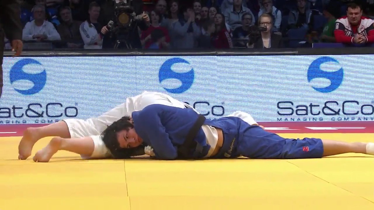 Judo Women gp ger2017 w -70 GER vs RUS choke out