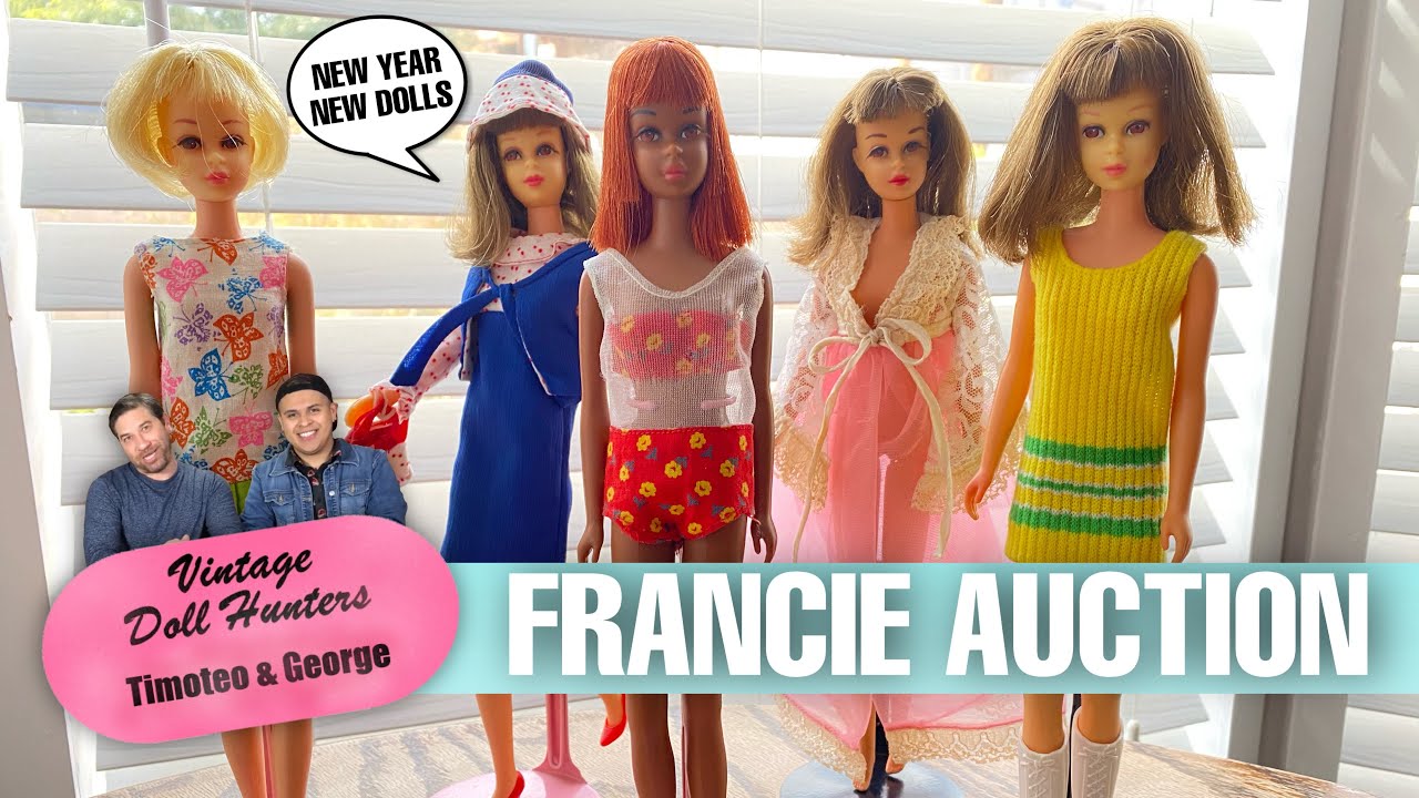 VINTAGE FRANCIE AUCTION DOLL HAUL MATTEL