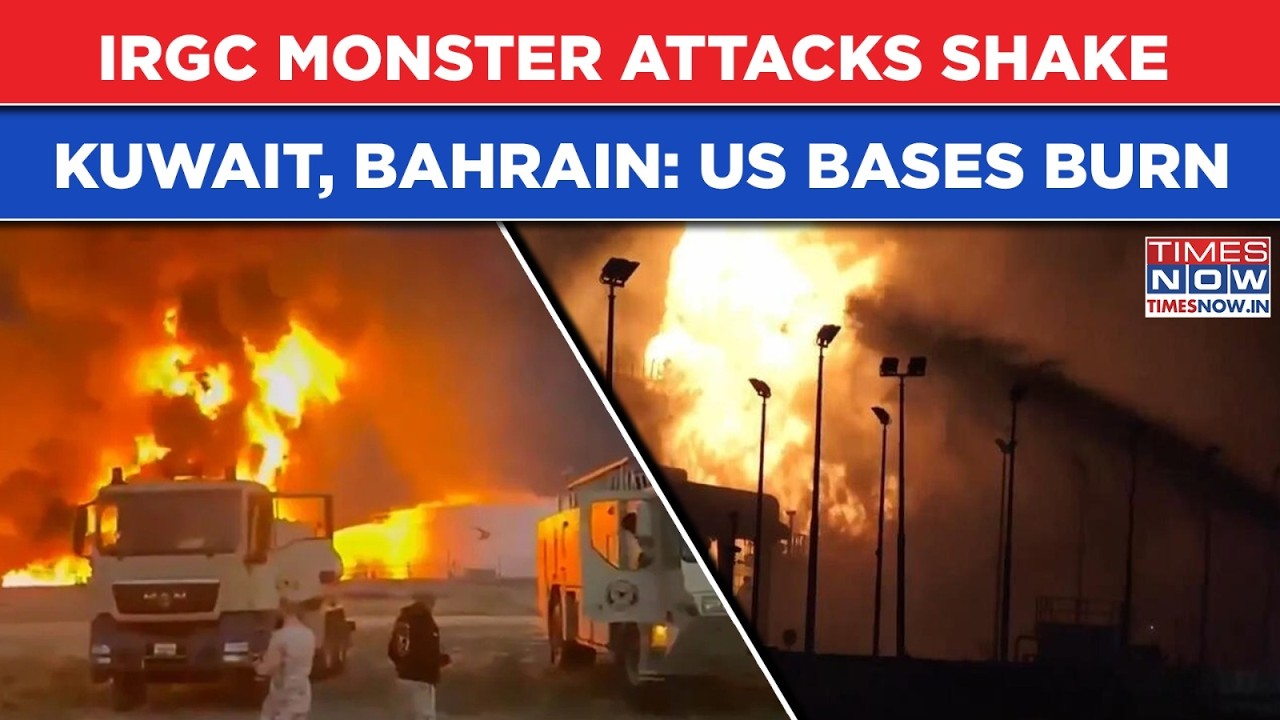 Iran Missiles Slam Into US' Kuwait, Bahrain Bases: IRGC Targets AHMED AL-JABER,  Shreds Air Defences