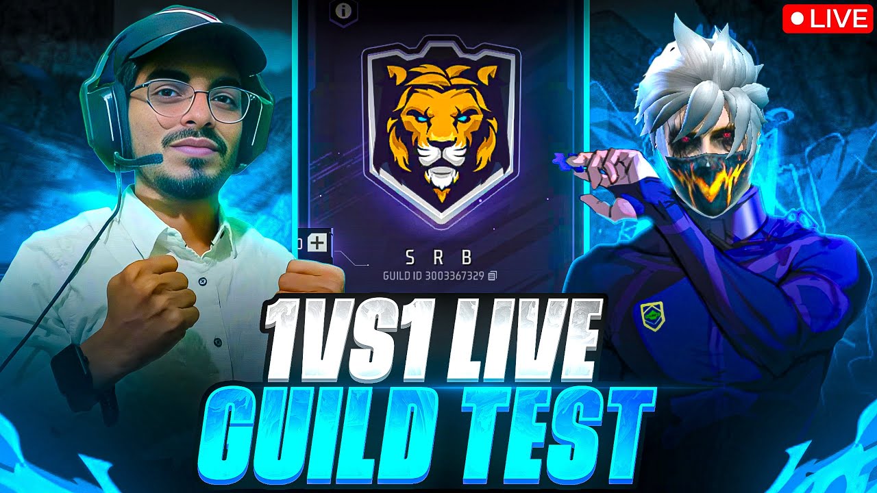 FF LIVE TOP 1 GUILD TEST 1V4💀 | GUILD TEST LIVE SRB 🔥 #ffl #freefireliveguildtest