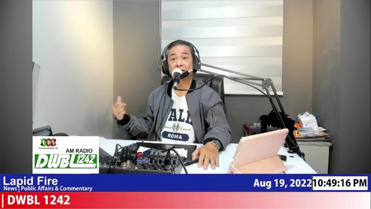 SAAN NAGSIMULA ANG PAGKAKASO KAY DE LIMA NG ADMIN. NI DIGONG NIYO? (LAPID FIRE, Aug 19, 2022)