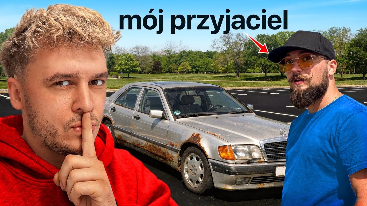PRZERABIAM AUTO PRZYJACIELA ALE ON O NICZYM NIE WIE!