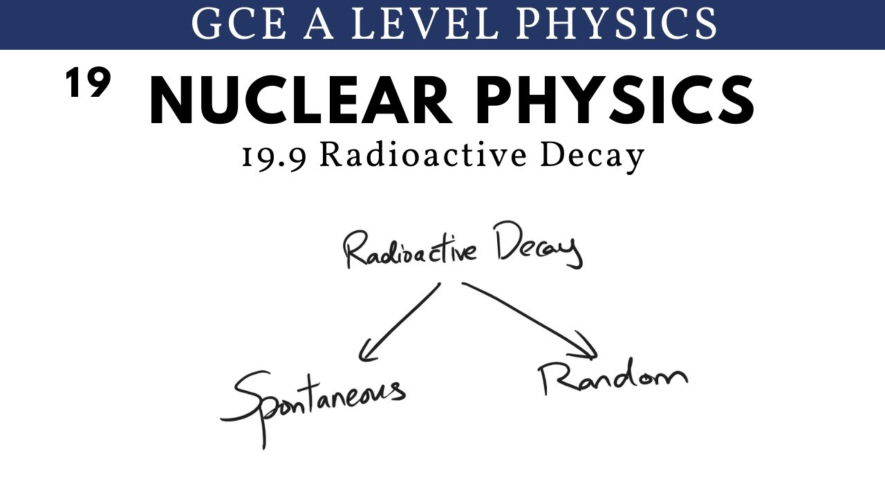 GCE A Level Physics | Radioactive Decay (Nuclear Physics Chapter)