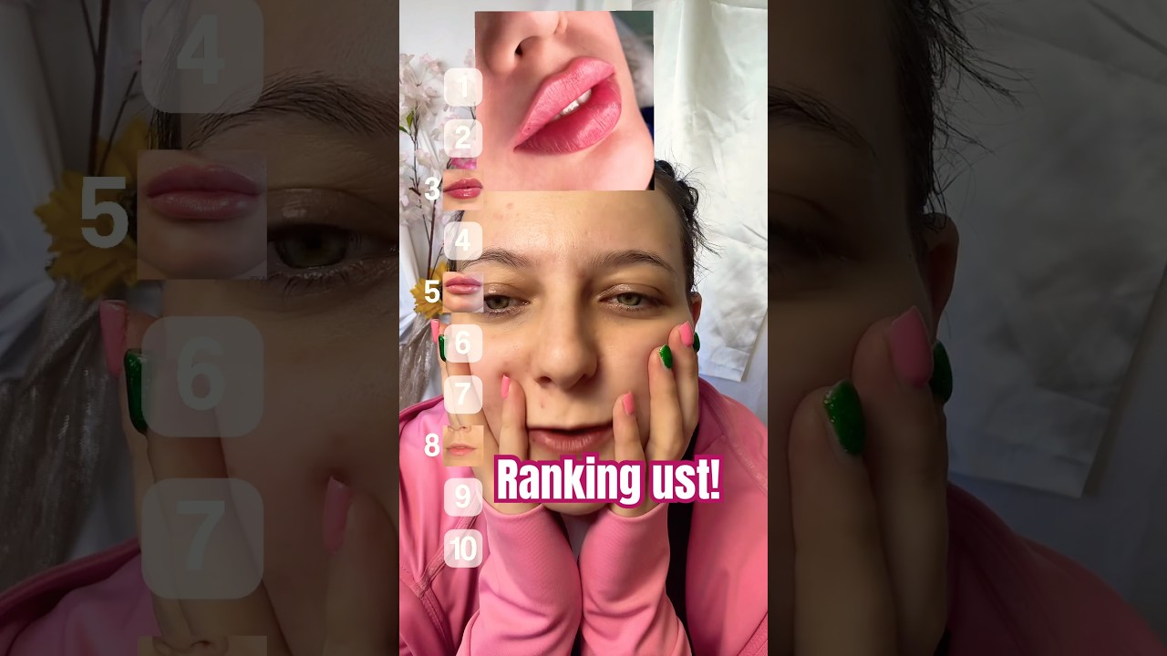 RANKING UST! KT&Oacute;RE USTA SĄ NAJGORSZE?💋🫦 #lips #lipsranking #lipsync #shortsvideo #shorts