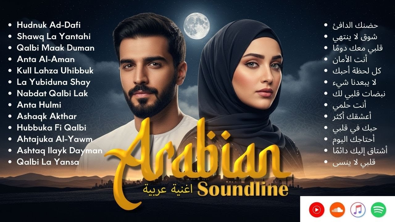 Arabic Romantic Songs Playlist 🌙 Lagu Arab Romantis Malam Hari & Deep Love