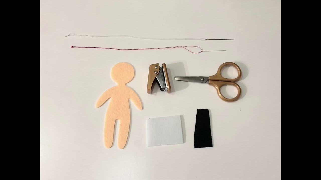 خطوات صناعة دمية الكتاب التفاعلي بيت الدمية | Making the doll for dollhouse quiet book