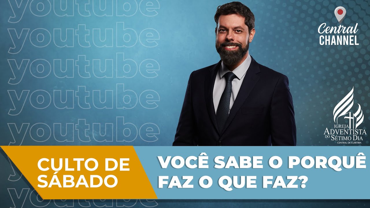 VOCÊ SABE O PORQUÊ FAZ O QUE FAZ? | Pr. Daniel Meder - 10.10.20