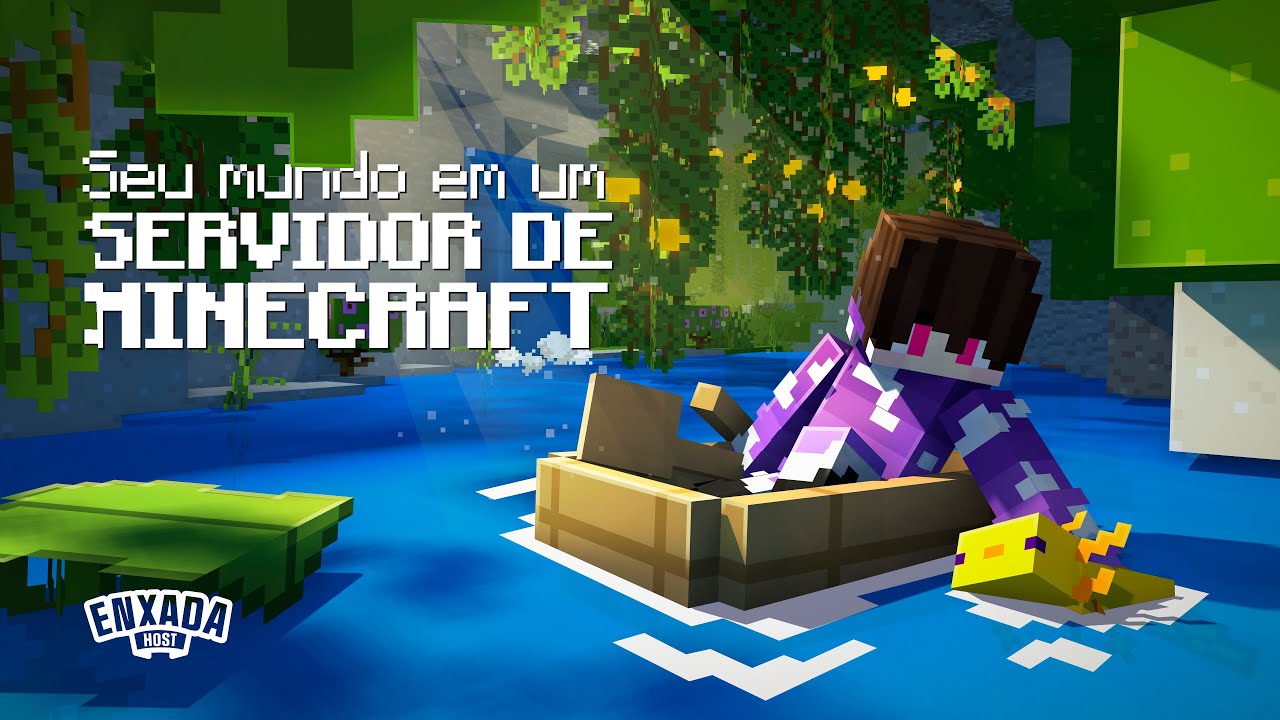 Como colocar seu mundo em um servidor de Minecraft? - Tutorial EnxadaHost