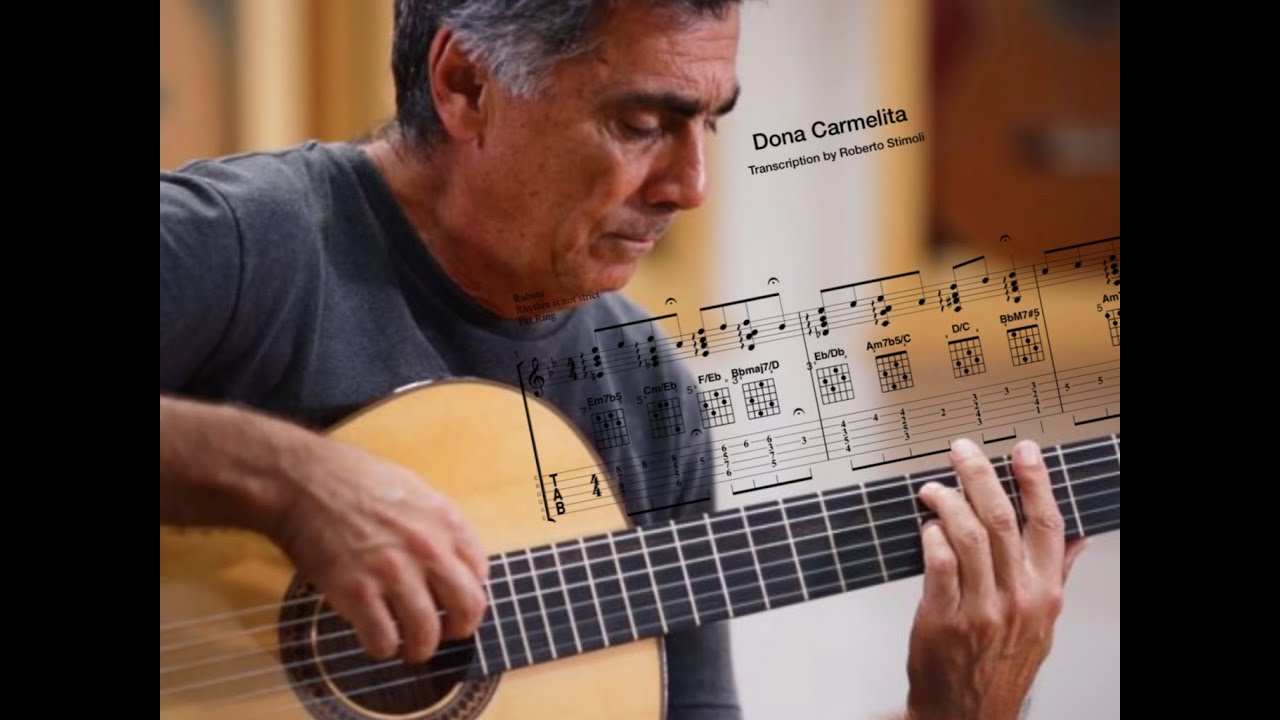 Dona Carmelita (Guinga) - Transcription by Roberto Stimoli