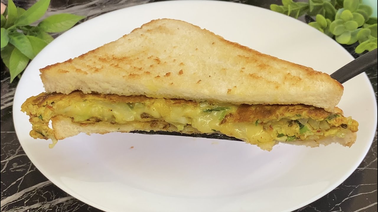 Cheese Omelette Sandwich | Cheese Omelette by (Delicious Recipes With Iman)