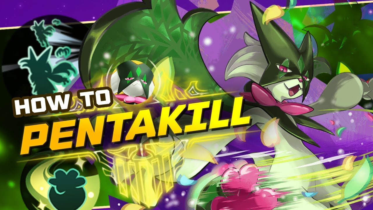 HOW TO PLAY FLOWER TRICK - DOUBLE TEAM MEOWSCARADA & DO HIGHEST DAMAGE by Ghatlue | Pokemon UNITE