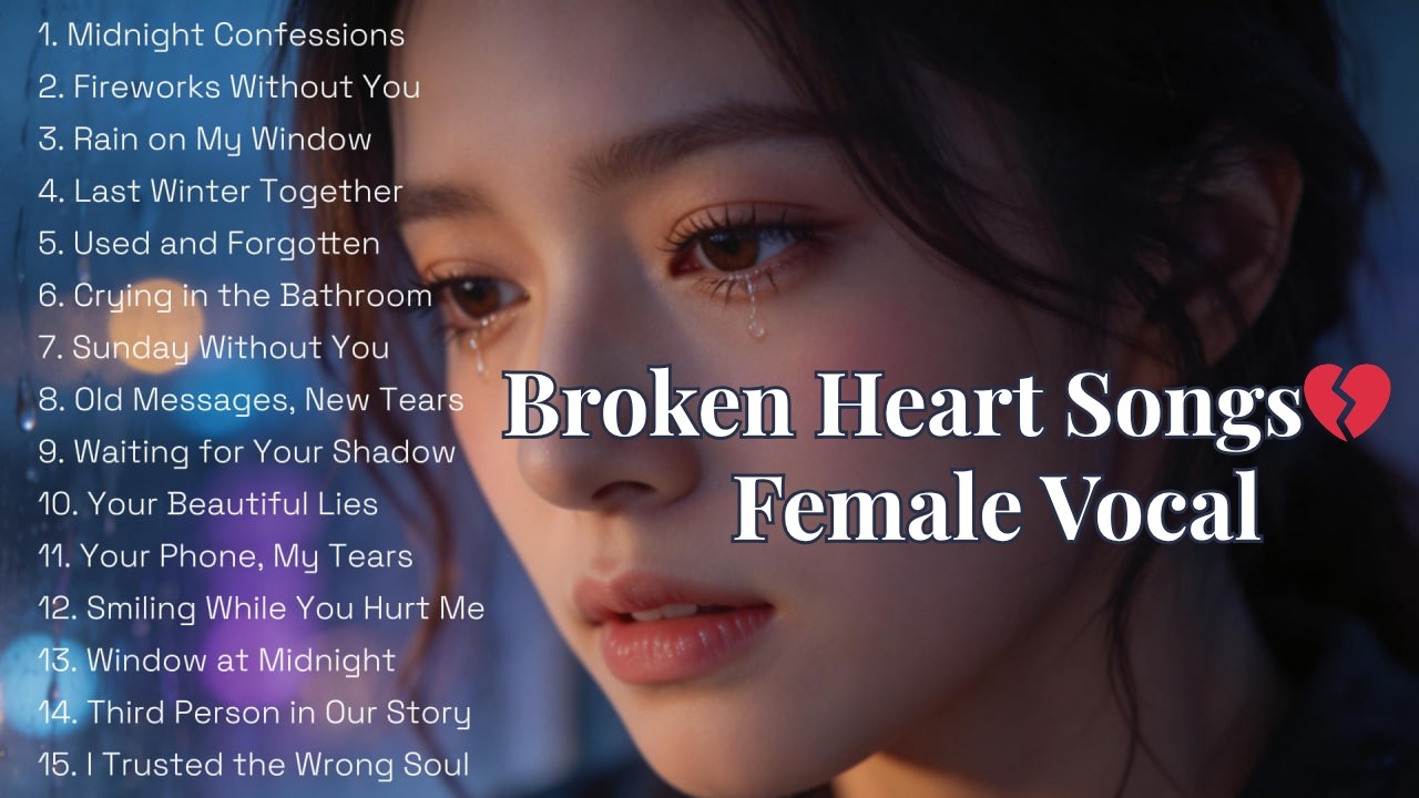 Broken Heart Songs 💔 | Sad Love Female Vocal Playlist
