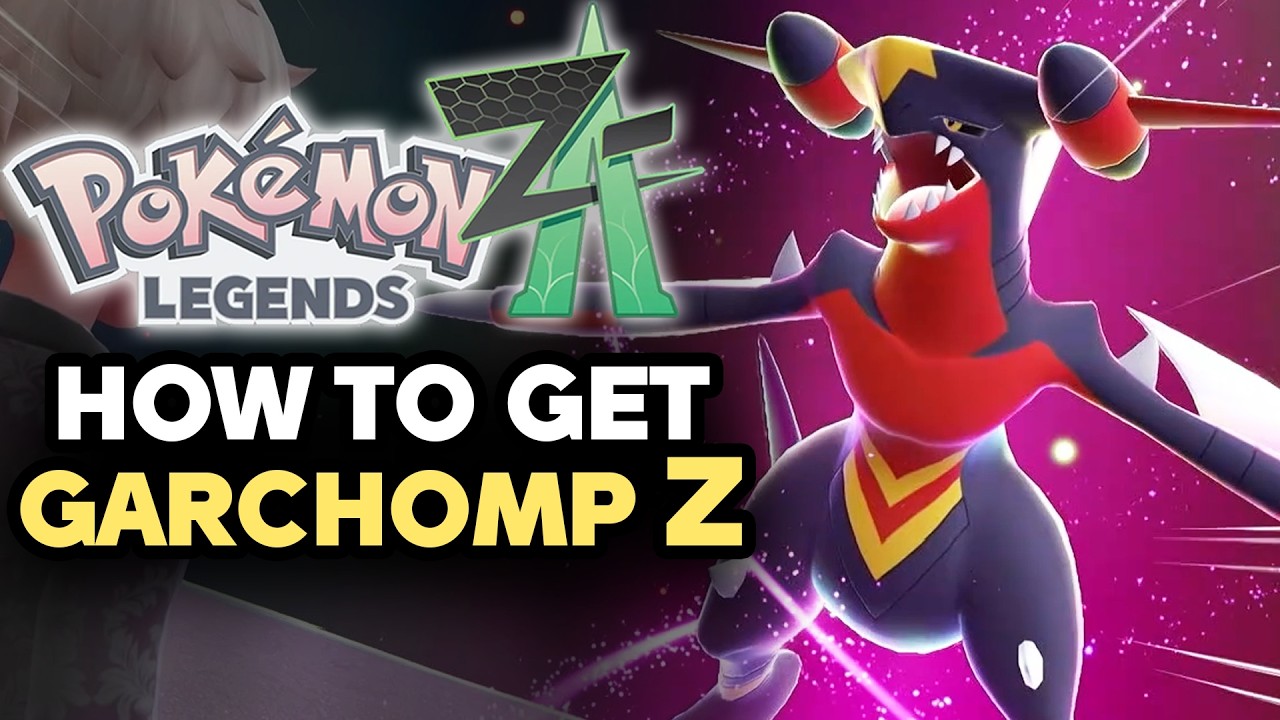 How to get MEGA GARCHOMP Z Full Guide Pokemon Legends ZA Tutorial