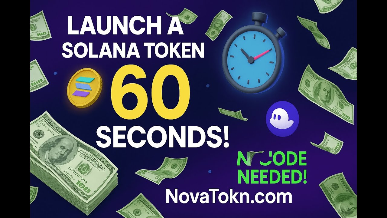 Launch a Solana Token in 60 Seconds &mdash; No Code Needed! 🚀 💡 🪙