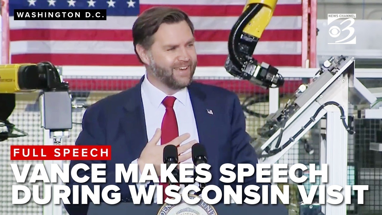 FULL SPEECH: JD Vance visits Wisconsin, addresses Democrats during Trump SOTU speech