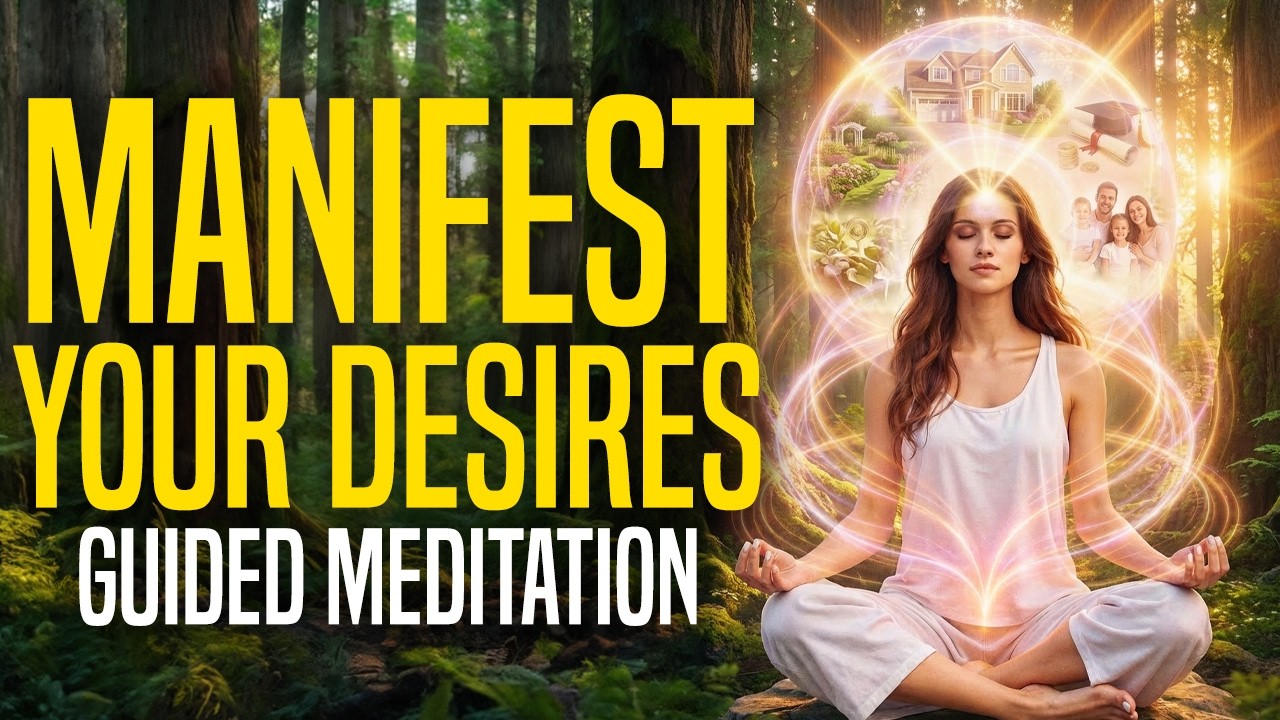 🌕Full Moon Guided Meditation for MANIFESTING YOUR DESIRED REALITY