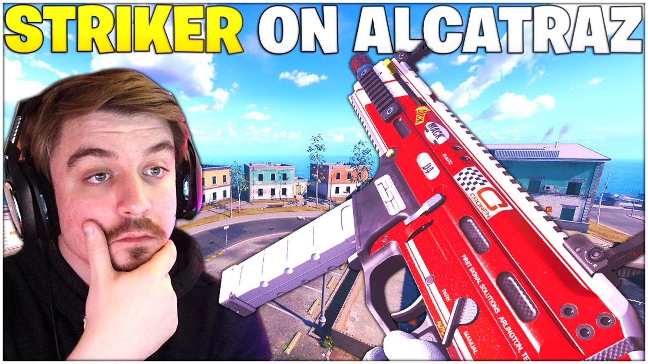 The STRIKER 45 On Alcatraz - Is It Worth Using!? *Best STRIKER Setup* (Rebirth Island - Warzone)