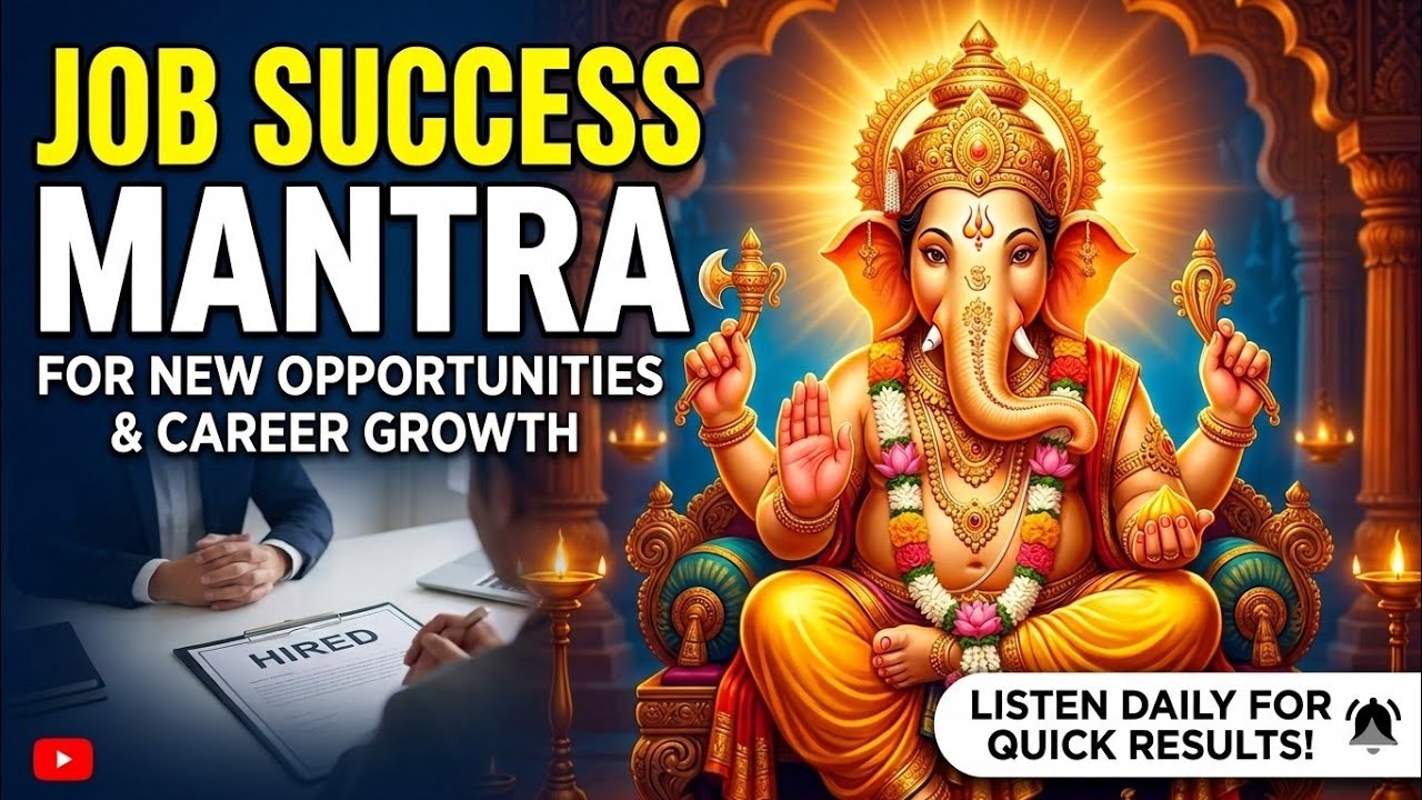 Chant This to Get a Job Fast! | 108 Times for Success in Career | Remove Career Obstacles |