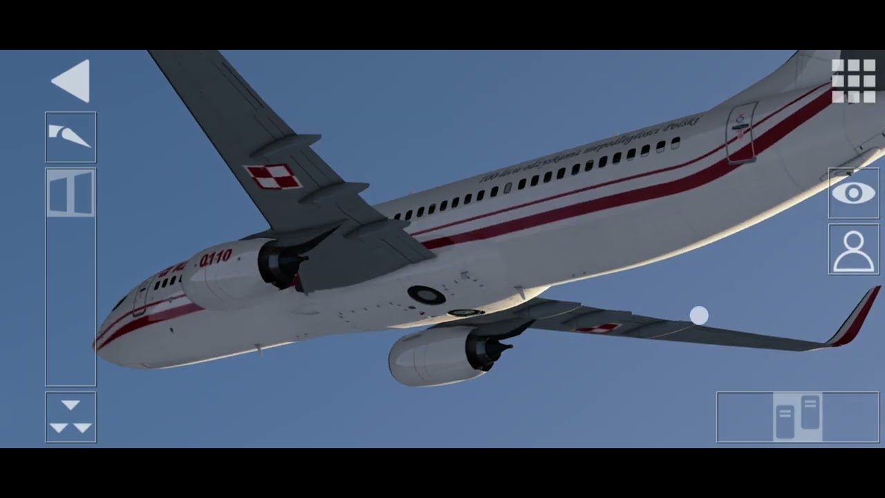 Republic Of Poland Boeing 737-800 Takeoff.