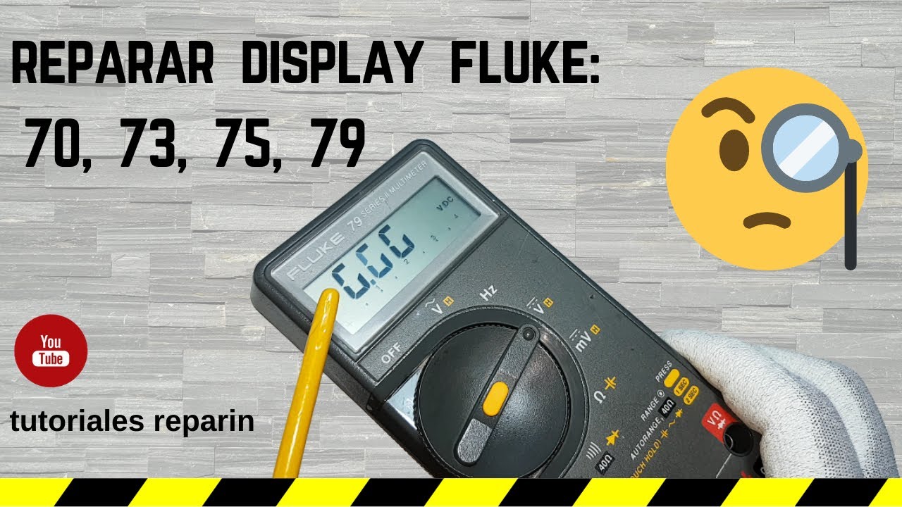 🔴 C&oacute;mo reparar display LCD FLUKE 79 II 70 73 75 77