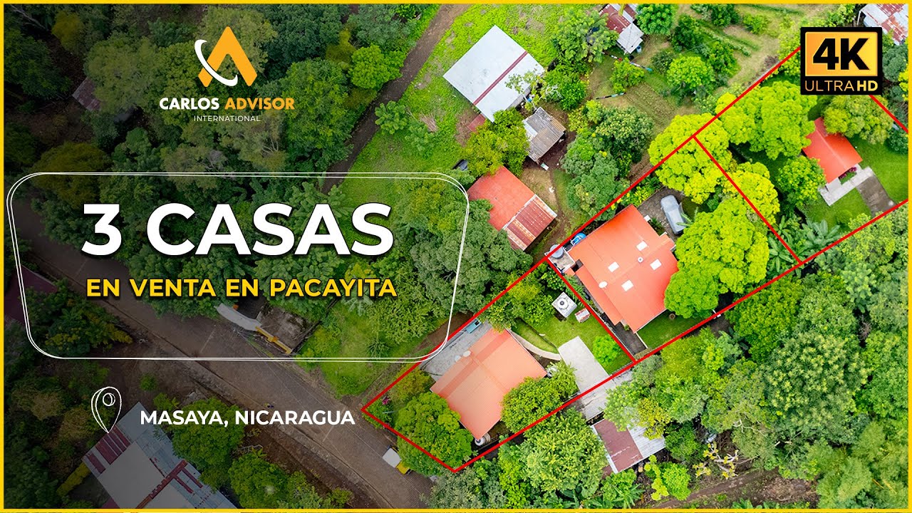 🌟 ¡Increíble Oportunidad! 3 Casas en Venta en Pacayita, Masaya | Bienes Raíces Nicaragua
