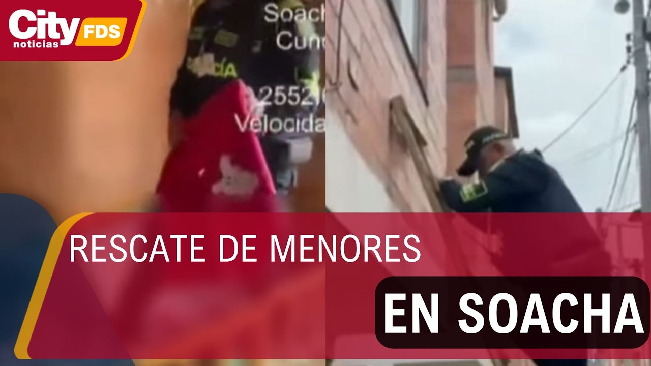 Operativo en la Comuna 1 de Soacha permitió el rescate de dos menores de edad | CityTv