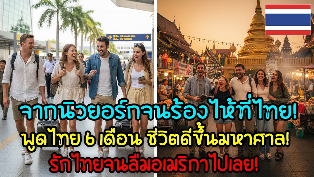 กลุ่ม 5 ชาวอเมริกันเรียนไทยเพราะรักไทย ชีวิตดีขึ้นมหาศาลหลังพูดได้คล่อง!
